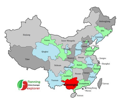 guangxi province map