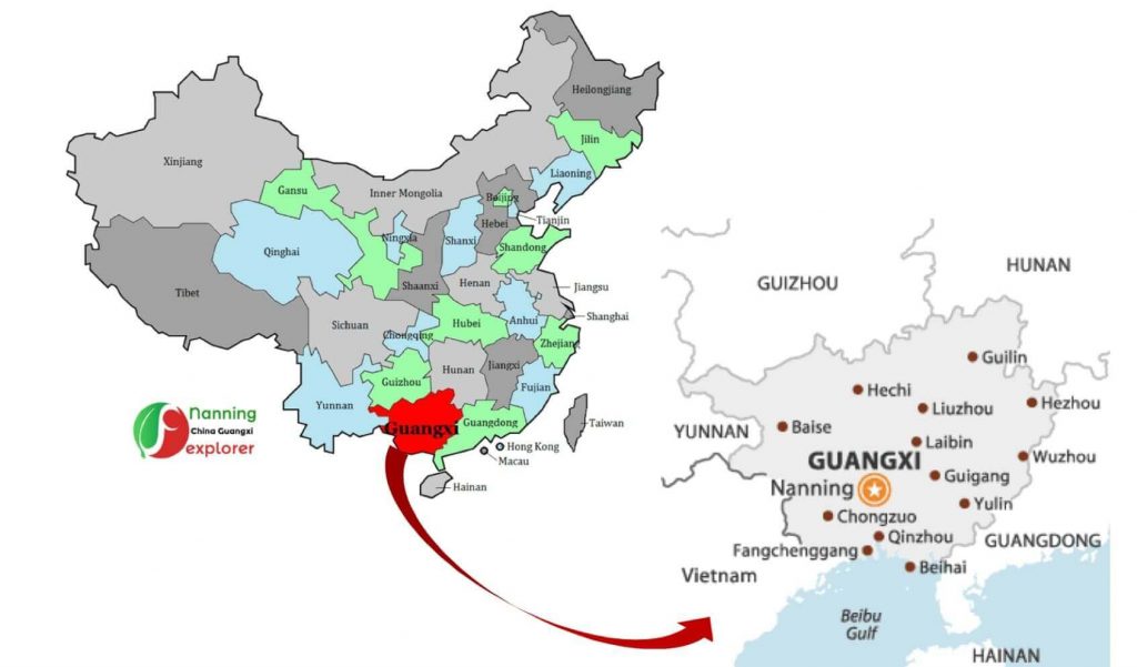 guangxi province map