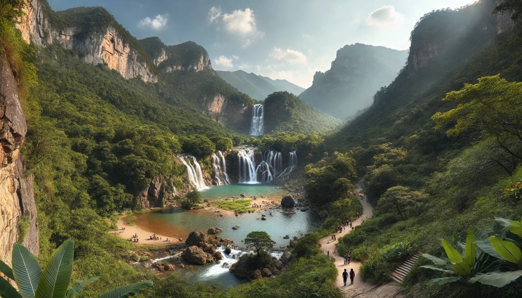 Longhu-Mountain-Waterfall