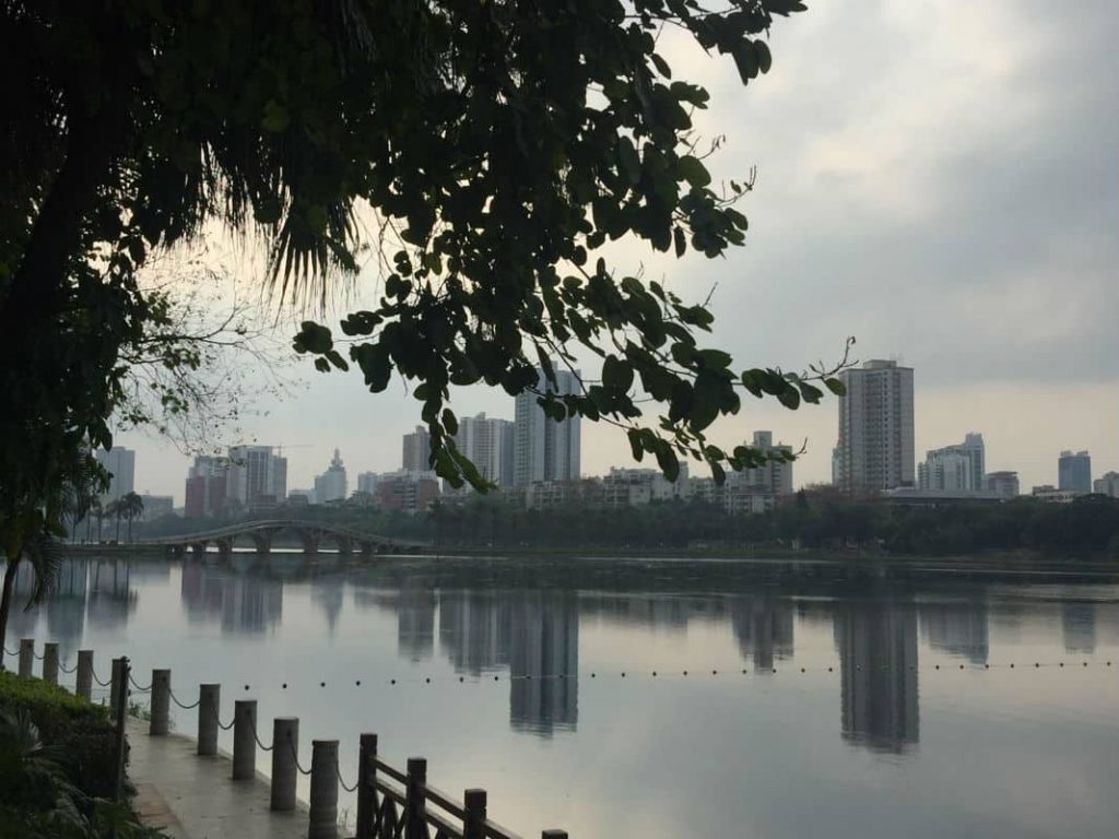 Nanhu Lake Park in Nanning